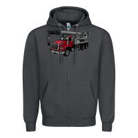 Smoke crane truck Zipper Hoodie - Artiststas