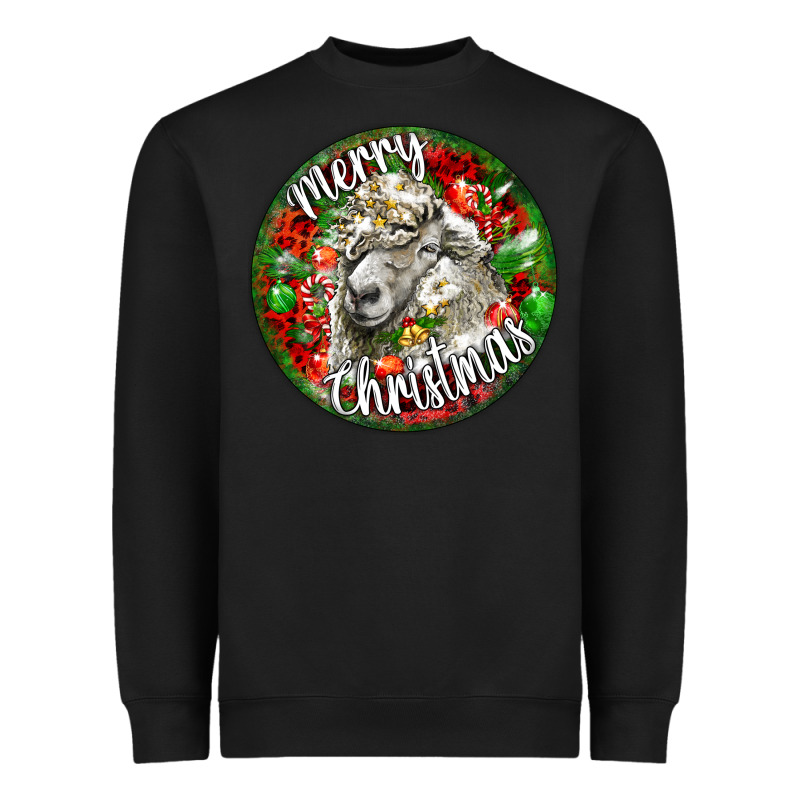 Christmas Lincoln Sheep Heavyweight Sweatshirt by LillyAllenDesigns | Teevron