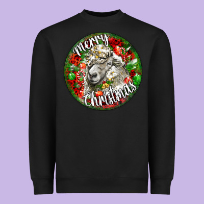 Christmas Lincoln Sheep Heavyweight Sweatshirt Designed By Lillyallendesigns