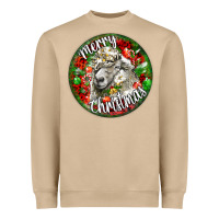 Mushroom christmas lincoln sheep Heavyweight Sweatshirt - LillyAllenDesigns