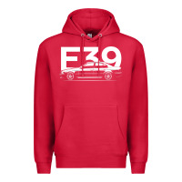 Cardinal E39 5 Series  Car Silhouette Premium Hoodie - longCreatives