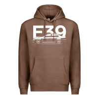 Chestnut E39 5 Series  Car Silhouette Premium Hoodie - longCreatives