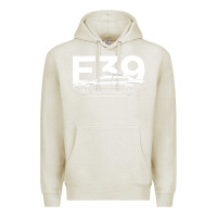 Oatmeal Heather E39 5 Series  Car Silhouette Premium Hoodie - longCreatives