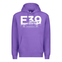 Purple E39 5 Series  Car Silhouette Premium Hoodie - longCreatives