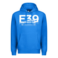 True Royal E39 5 Series  Car Silhouette Premium Hoodie - longCreatives