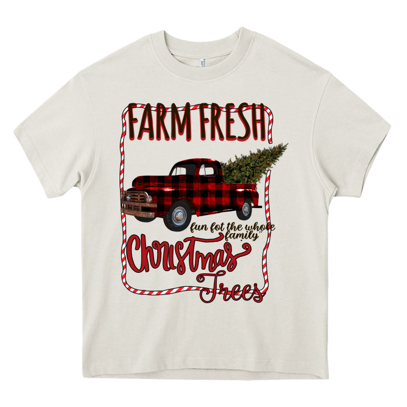 Farm Fresh Christmas Heavy Core Tee by Bettercallsaul | Teevron
