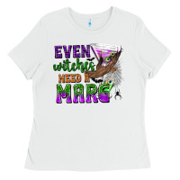 White Even Witches Need a Marg Ladies Tee - texasbilliewilder