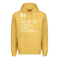 Antique Gold BO Definition Personalized Name Funny Birthday Gift Idea Premium Hoodie - longCreatives