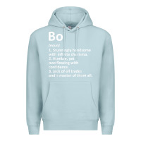 Blue Mist BO Definition Personalized Name Funny Birthday Gift Idea Premium Hoodie - longCreatives
