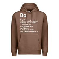 Chestnut BO Definition Personalized Name Funny Birthday Gift Idea Premium Hoodie - longCreatives