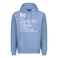 Colony Blue BO Definition Personalized Name Funny Birthday Gift Idea Premium Hoodie - longCreatives