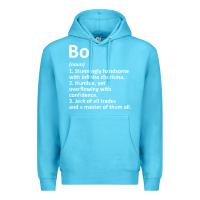 Ocean Blue BO Definition Personalized Name Funny Birthday Gift Idea Premium Hoodie - longCreatives