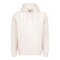 Pale Pink BO Definition Personalized Name Funny Birthday Gift Idea Premium Hoodie - longCreatives
