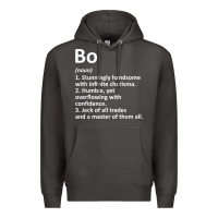 Smoke BO Definition Personalized Name Funny Birthday Gift Idea Premium Hoodie - longCreatives