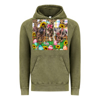 Vintage Olive easter farm animals Happy Easter Day Vintage Hoodie - CowGirlArtShop
