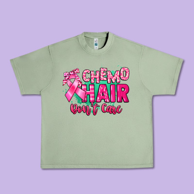 Chemo Hair Don't Care Cancer Awareness Urban Heavy Tee Designed By Howdyjamesfarm
