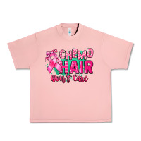 Salmon Chemo hair don't care Cancer Awareness Urban Heavy Tee - HowdyJamesFarm