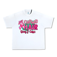 White Chemo hair don't care Cancer Awareness Urban Heavy Tee - HowdyJamesFarm