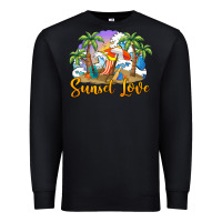 Black sunset love Premium Sweatshirt - BarkalooDesign