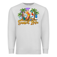 Dove Grey sunset love Premium Sweatshirt - BarkalooDesign