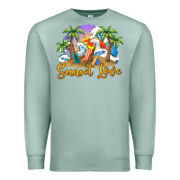 Seafoam sunset love Premium Sweatshirt - BarkalooDesign
