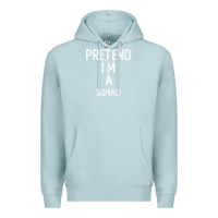 Blue Mist pretend i`m a somali shirt funny halloween Premium Hoodie - longCreatives