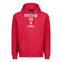 Cardinal pretend i`m a somali shirt funny halloween Premium Hoodie - longCreatives