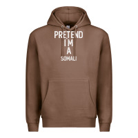 Chestnut pretend i`m a somali shirt funny halloween Premium Hoodie - longCreatives