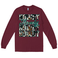 Burgundy Howdy Cowhide Turquoise Long Sleeve Tee - Jasminsmagicworld