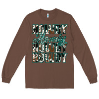 Chestnut Howdy Cowhide Turquoise Long Sleeve Tee - Jasminsmagicworld