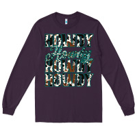 Plum Howdy Cowhide Turquoise Long Sleeve Tee - Jasminsmagicworld