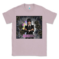 Lilac gothic girl with black rose Classic Tee - TumblerDesignByShophia