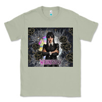Matcha gothic girl with black rose Classic Tee - TumblerDesignByShophia
