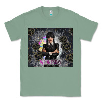 Sage gothic girl with black rose Classic Tee - TumblerDesignByShophia