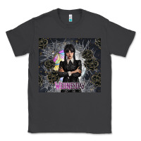 Smoke gothic girl with black rose Classic Tee - TumblerDesignByShophia