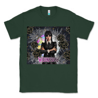 Sports Green gothic girl with black rose Classic Tee - TumblerDesignByShophia