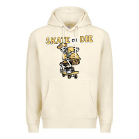 Sandshell skate or die funny skeleton skating skater halloween costume Premium Hoodie - longCreatives