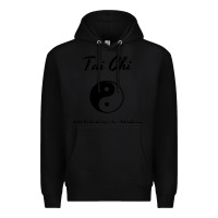 Black Tai Chi T, Meditation In Motion, Martial Arts Gift Premium Hoodie - longCreatives