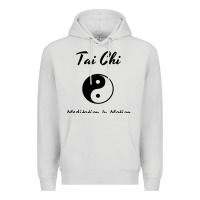 Dove Grey Tai Chi T, Meditation In Motion, Martial Arts Gift Premium Hoodie - longCreatives