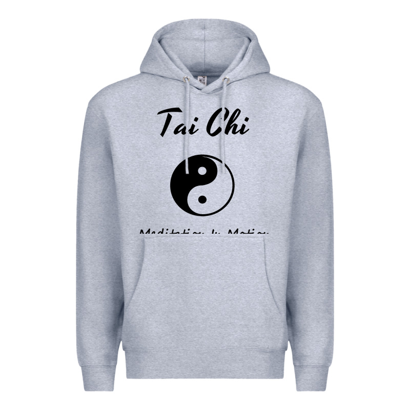 Tai Chi T, Meditation In Motion, Martial Arts Gift Premium Hoodie by longCreatives | Teevron