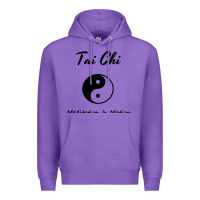 Purple Tai Chi T, Meditation In Motion, Martial Arts Gift Premium Hoodie - longCreatives