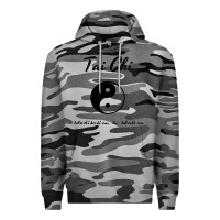 Slate Camo Tai Chi T, Meditation In Motion, Martial Arts Gift Premium Hoodie - longCreatives