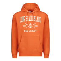 Carrot Long Beach Island NJ Vintage Crossed Oars & Boat Anchor Spor Premium Hoodie - longCreatives
