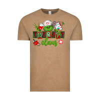 Vintage Coffee therapy claus Vintage Tee - CowGirlArtShop