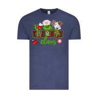 Vintage Denim therapy claus Vintage Tee - CowGirlArtShop
