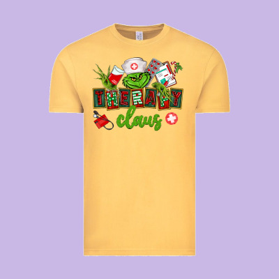 Therapy Claus Vintage Tee Designed By Cowgirlartshop