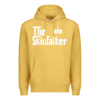 Antique Gold The Skin Father Funny Dermatology Dermatologist Gift Premium Hoodie - longCreatives