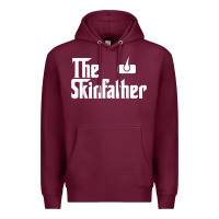 Burgundy The Skin Father Funny Dermatology Dermatologist Gift Premium Hoodie - longCreatives