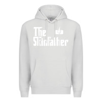 Dove Grey The Skin Father Funny Dermatology Dermatologist Gift Premium Hoodie - longCreatives