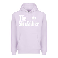 Lilac The Skin Father Funny Dermatology Dermatologist Gift Premium Hoodie - longCreatives